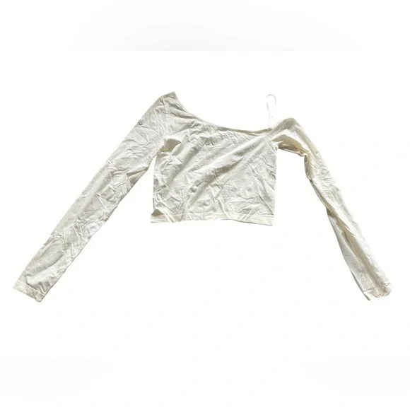 Alo Asymmetric Sheer Glow Long Sleeve Size S - Picture 3 of 6